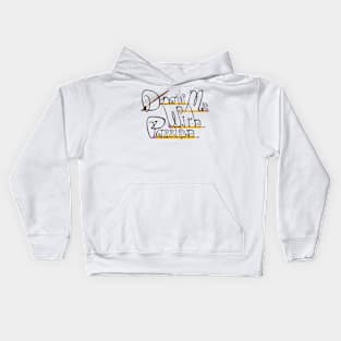 Draw Me With Passion Logo Kids Hoodie